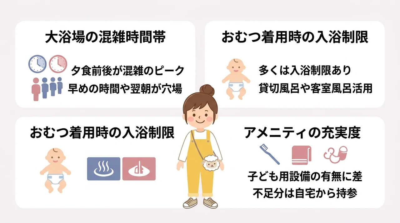 事前に知っておきたい宿泊時の注意点
