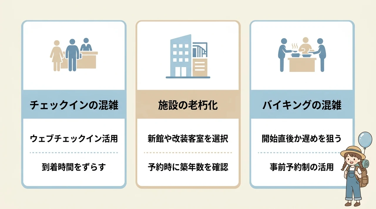 那須ハイランドパーク周辺ホテルの気になる口コミ
