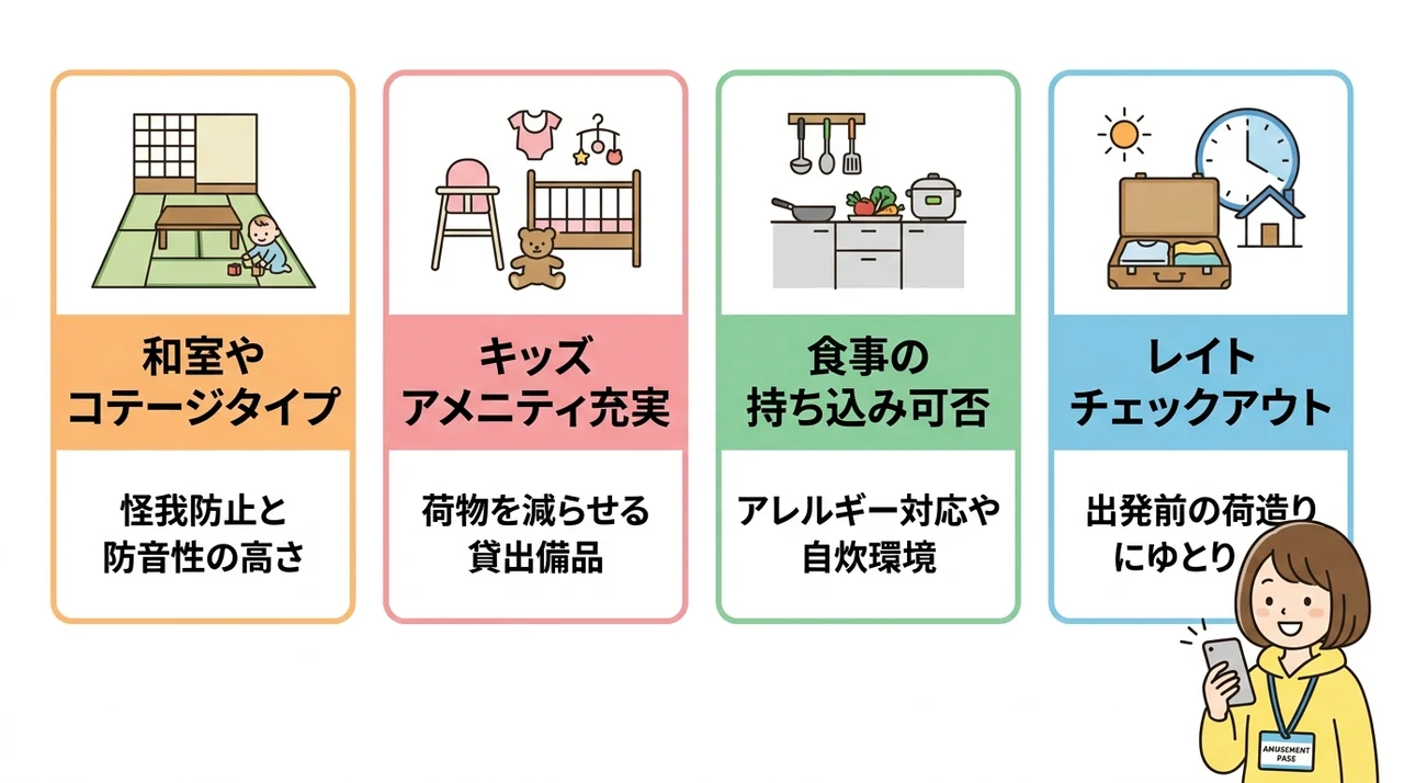 子連れファミリーに嬉しい安い宿の特徴