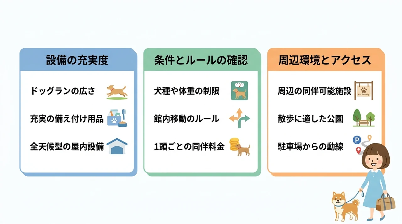 犬連れ宿の選び方とチェックすべき3つのポイント
