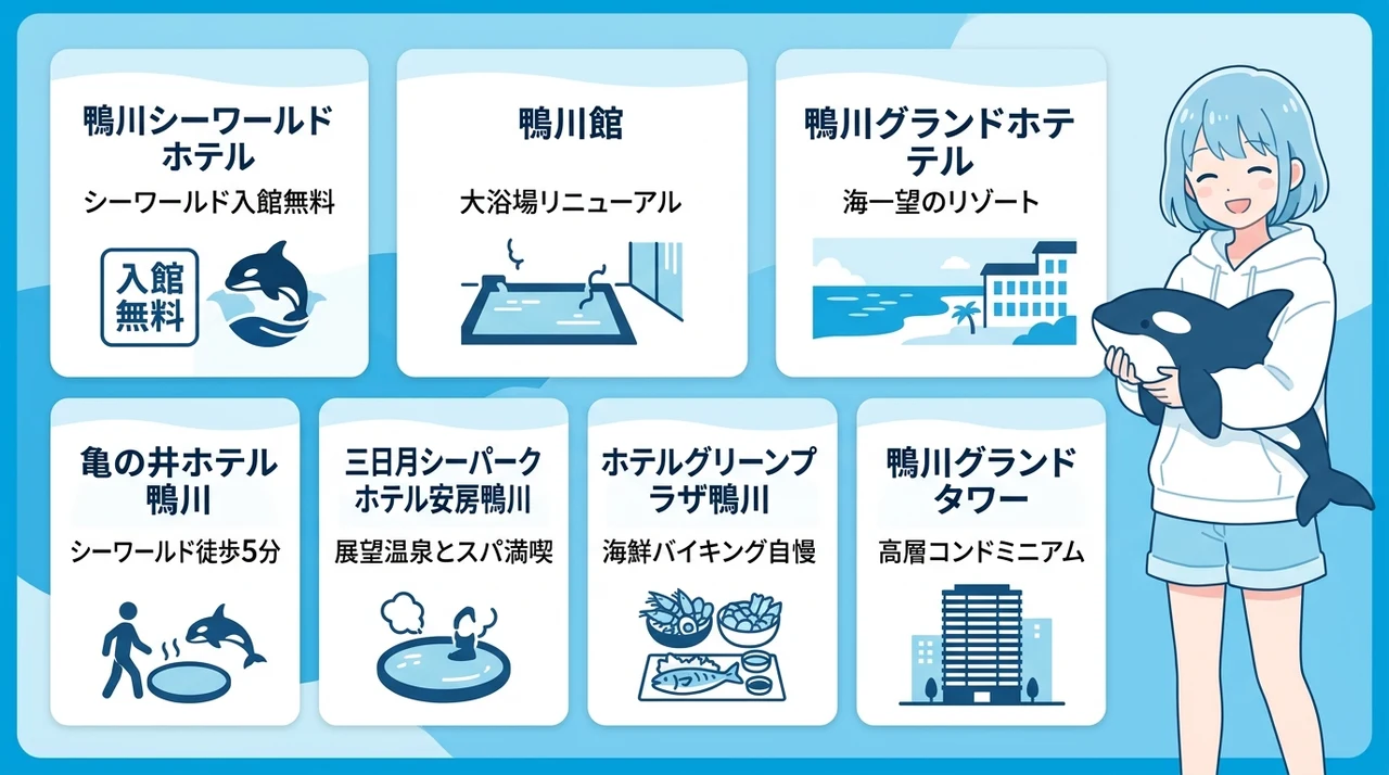 水族館の疲れを癒すおすすめホテル7選