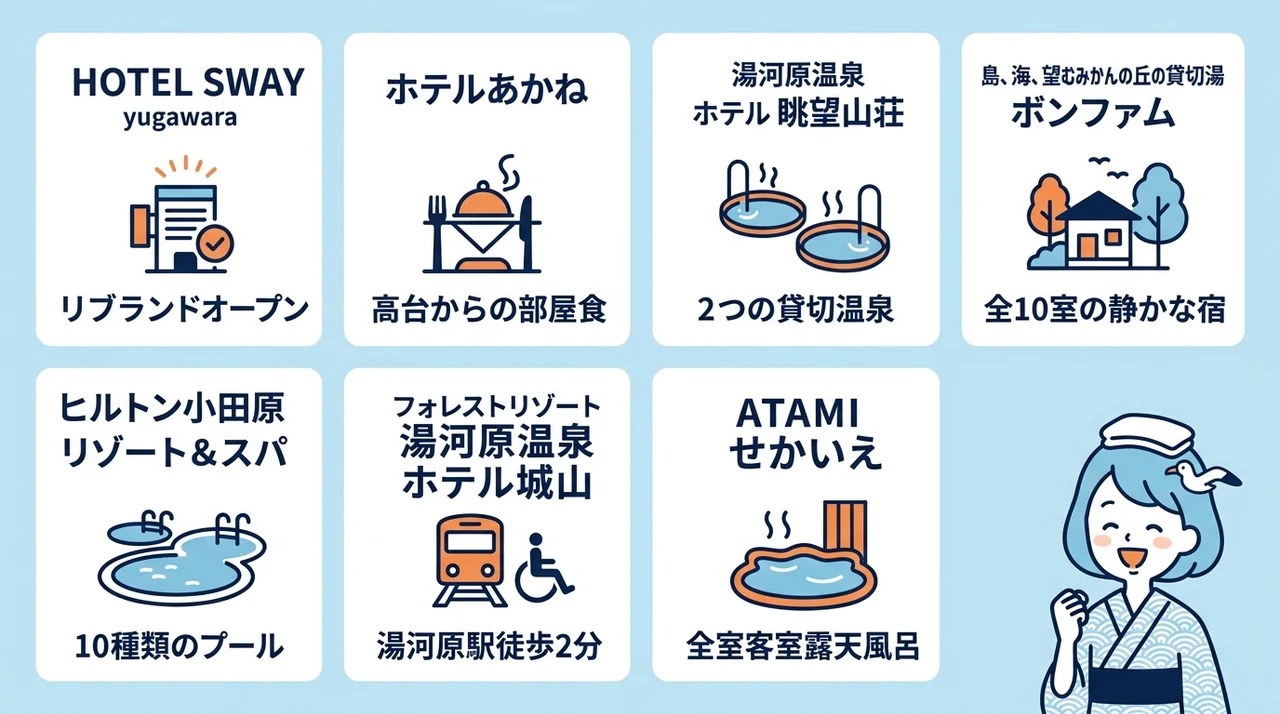 湯河原温泉で海が見える宿のおすすめ7選