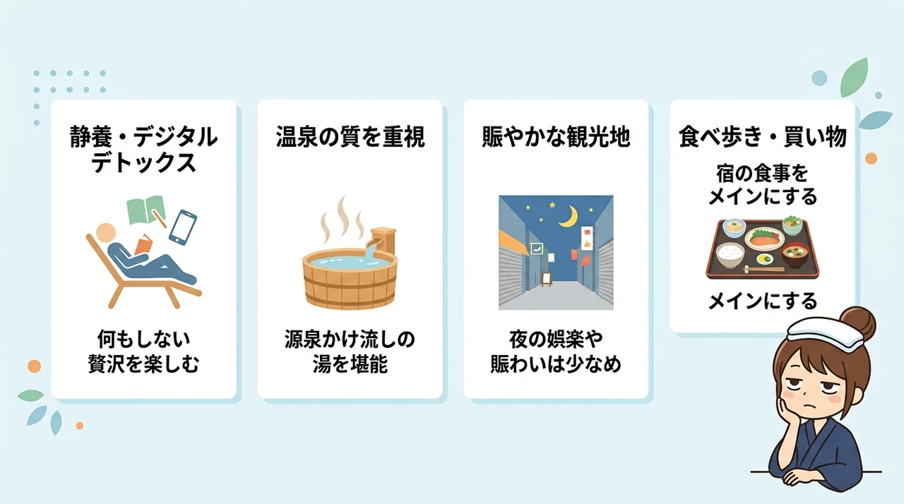 湯河原温泉を楽しめる人の特徴と向いていない人
