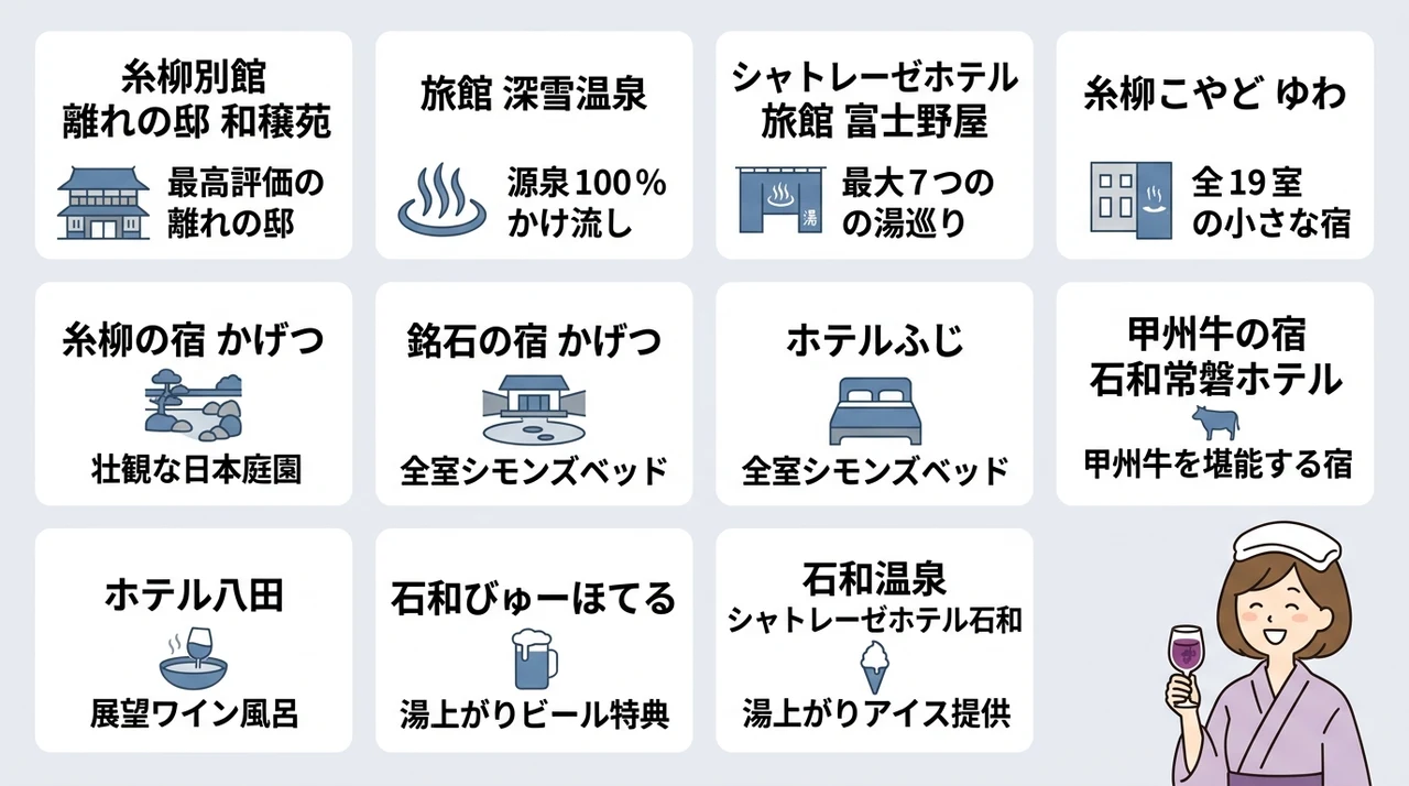 石和温泉一人旅におすすめの宿10選