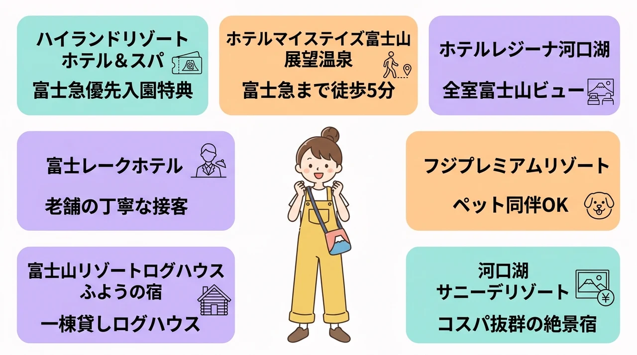富士急ハイランド周辺で子連れにおすすめのホテル7選