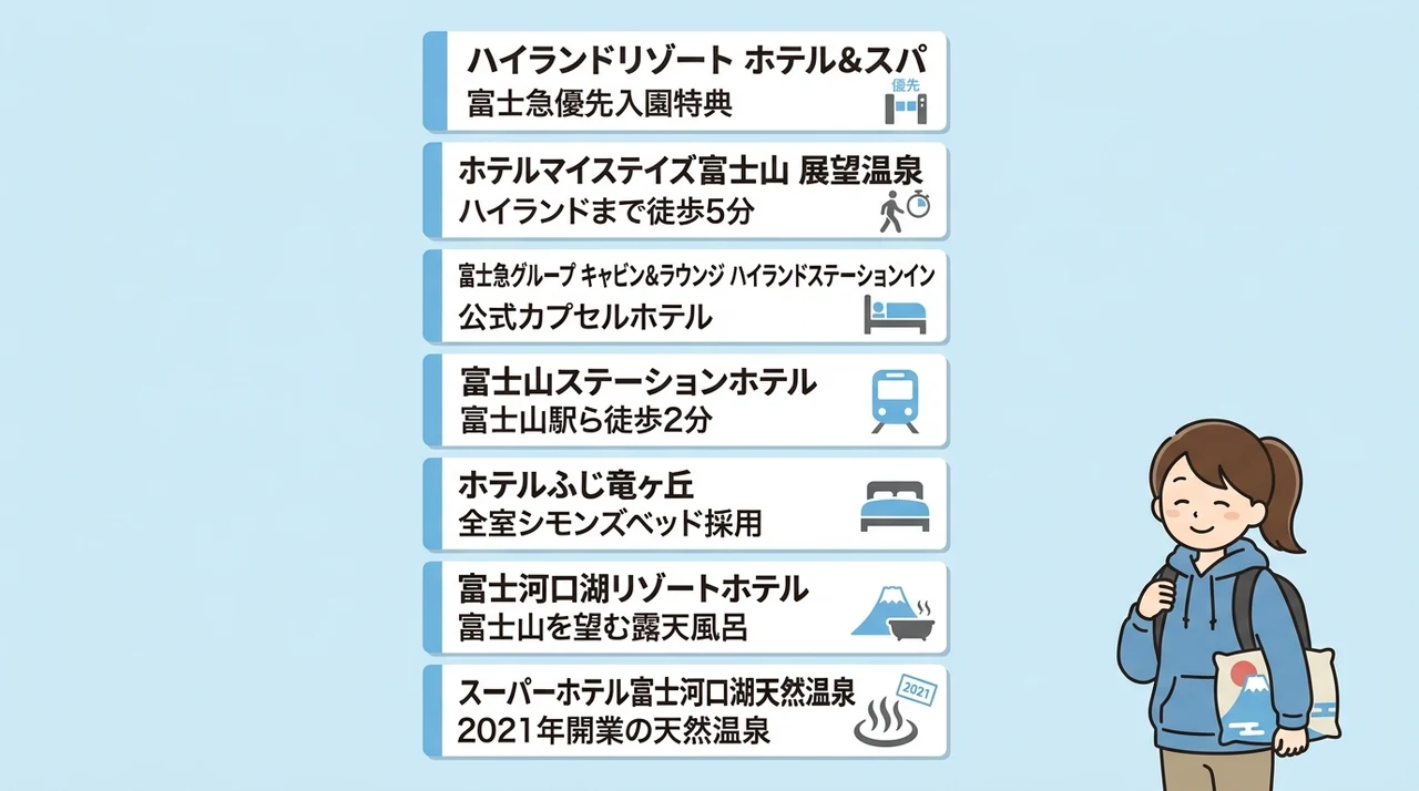疲れを癒す富士急ハイランド周辺のおすすめホテル7選