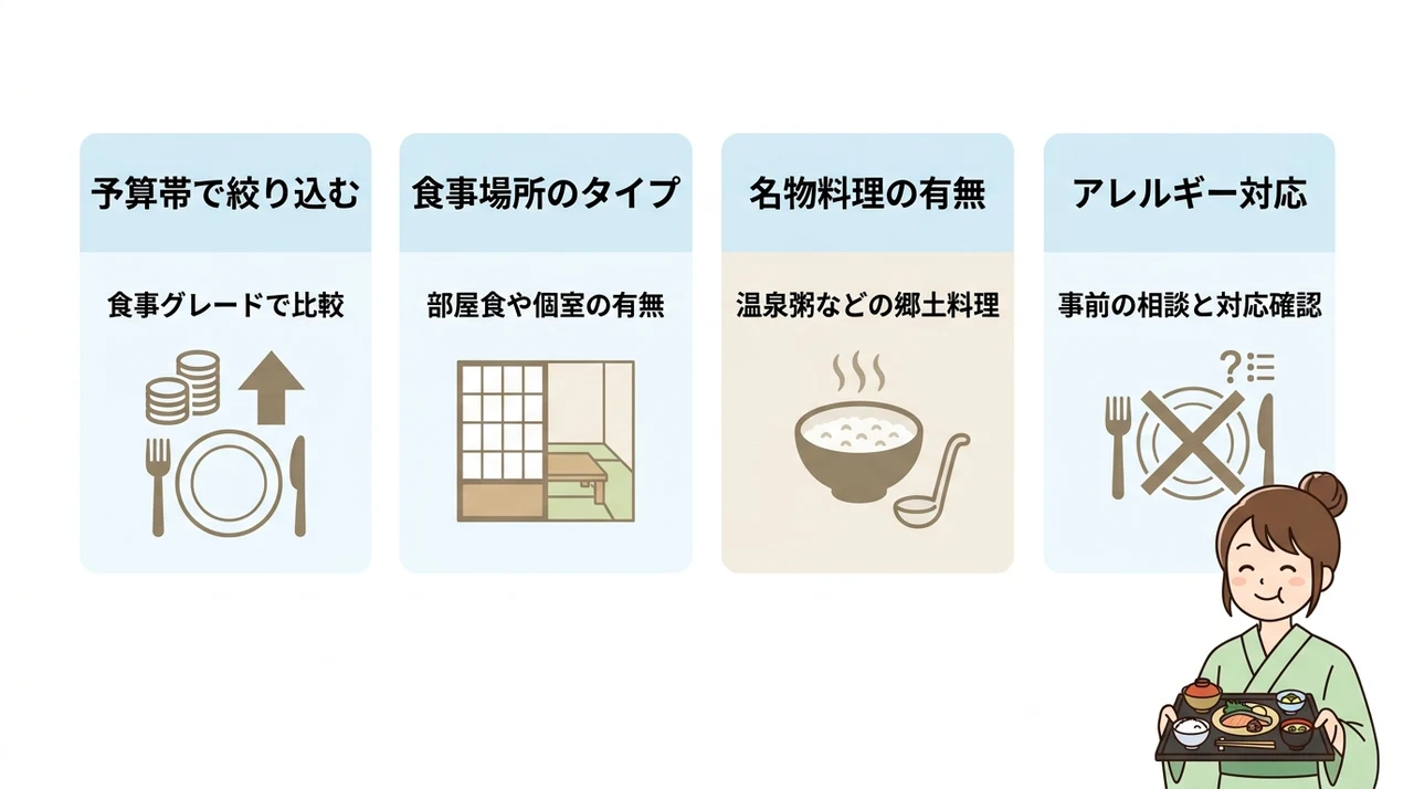 白骨温泉で食事が美味しい宿の選び方と注目ポイント