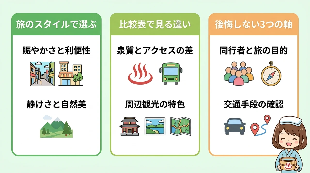 塩原温泉と鬼怒川温泉、どっちを選ぶ?結論と比較のポイント