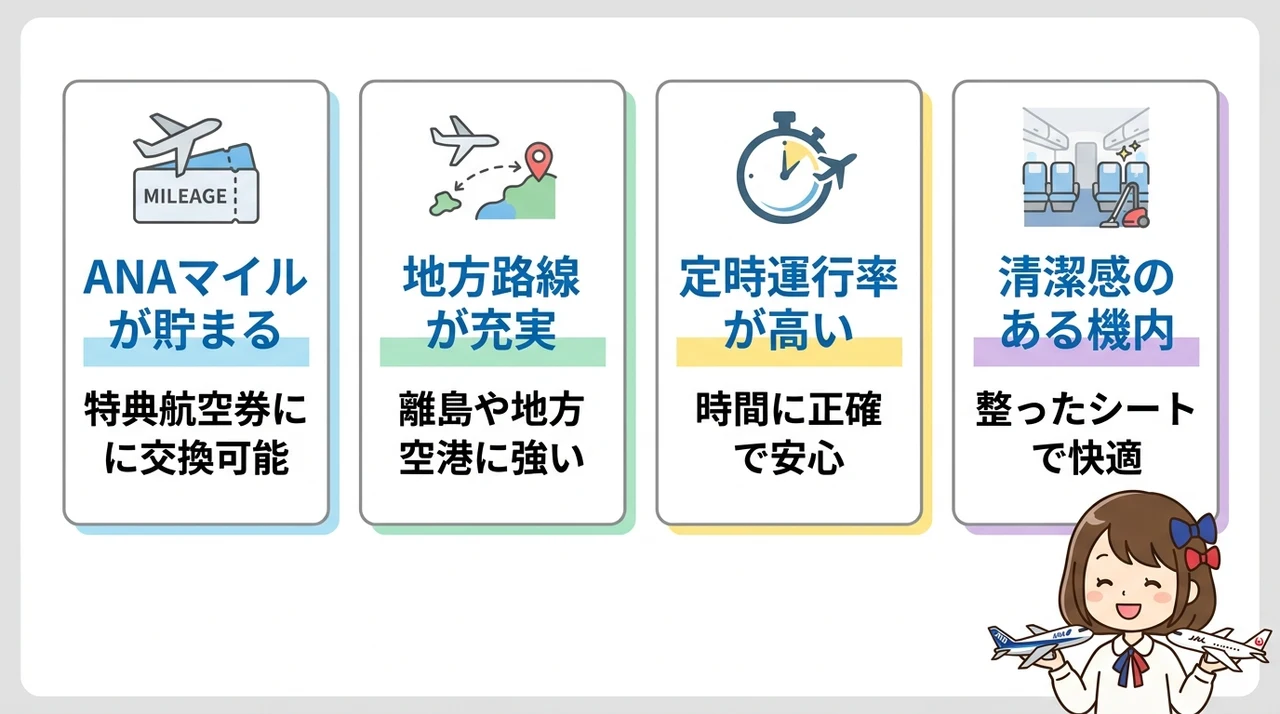 ANA楽パックを使う4つのメリット