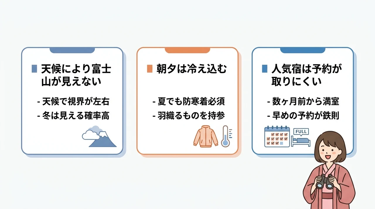 宿泊前に知っておきたいデメリットと注意点