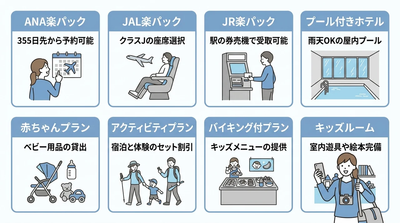 楽パック家族旅行におすすめの宿泊施設8選