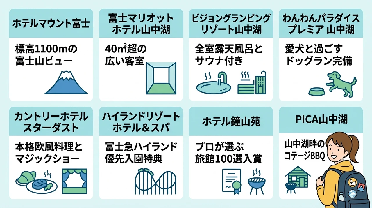山中湖で子連れ家族におすすめのホテル8選