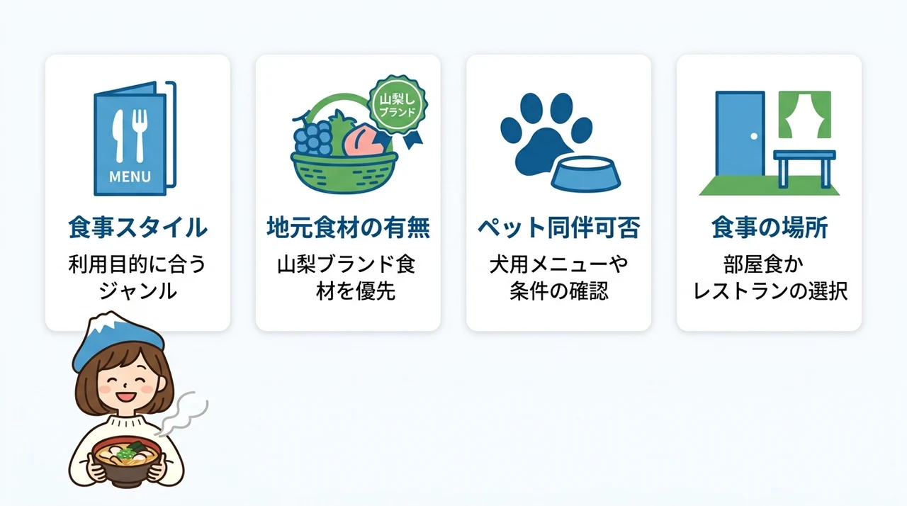 山中湖で料理が美味しい宿の選び方と押さえるべきポイント