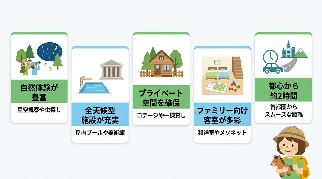 八ヶ岳で子連れ滞在を楽しむ5つのメリット