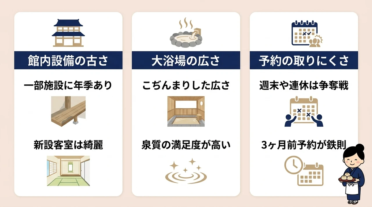 熱海 古屋旅館の気になる口コミ・注意点
