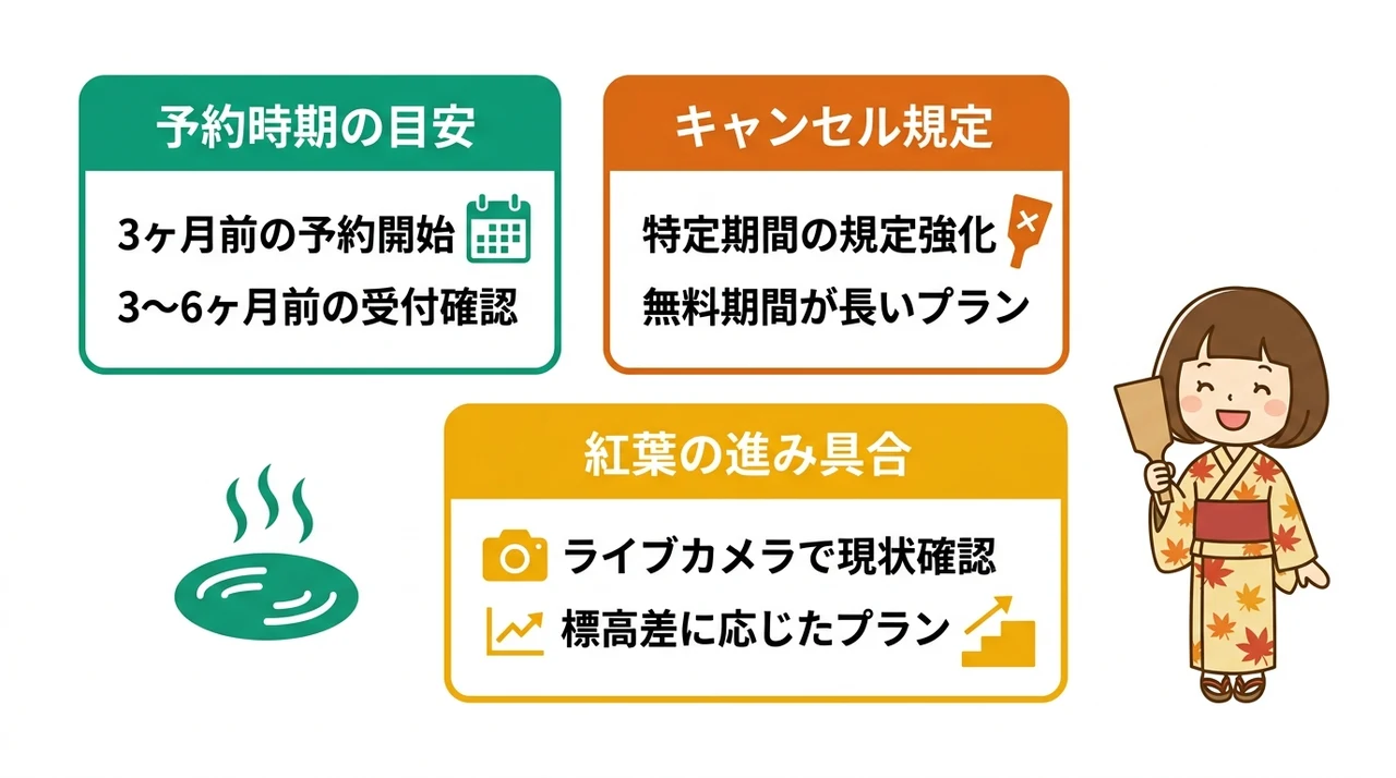 草津温泉の紅葉シーズンに後悔しない宿選びのコツ