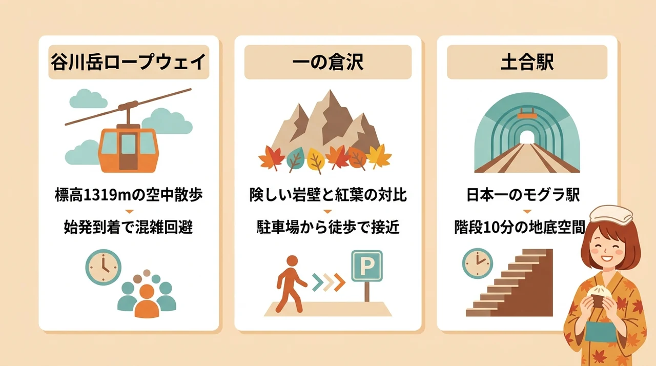 谷川岳エリアで紅葉と温泉宿を満喫する方法