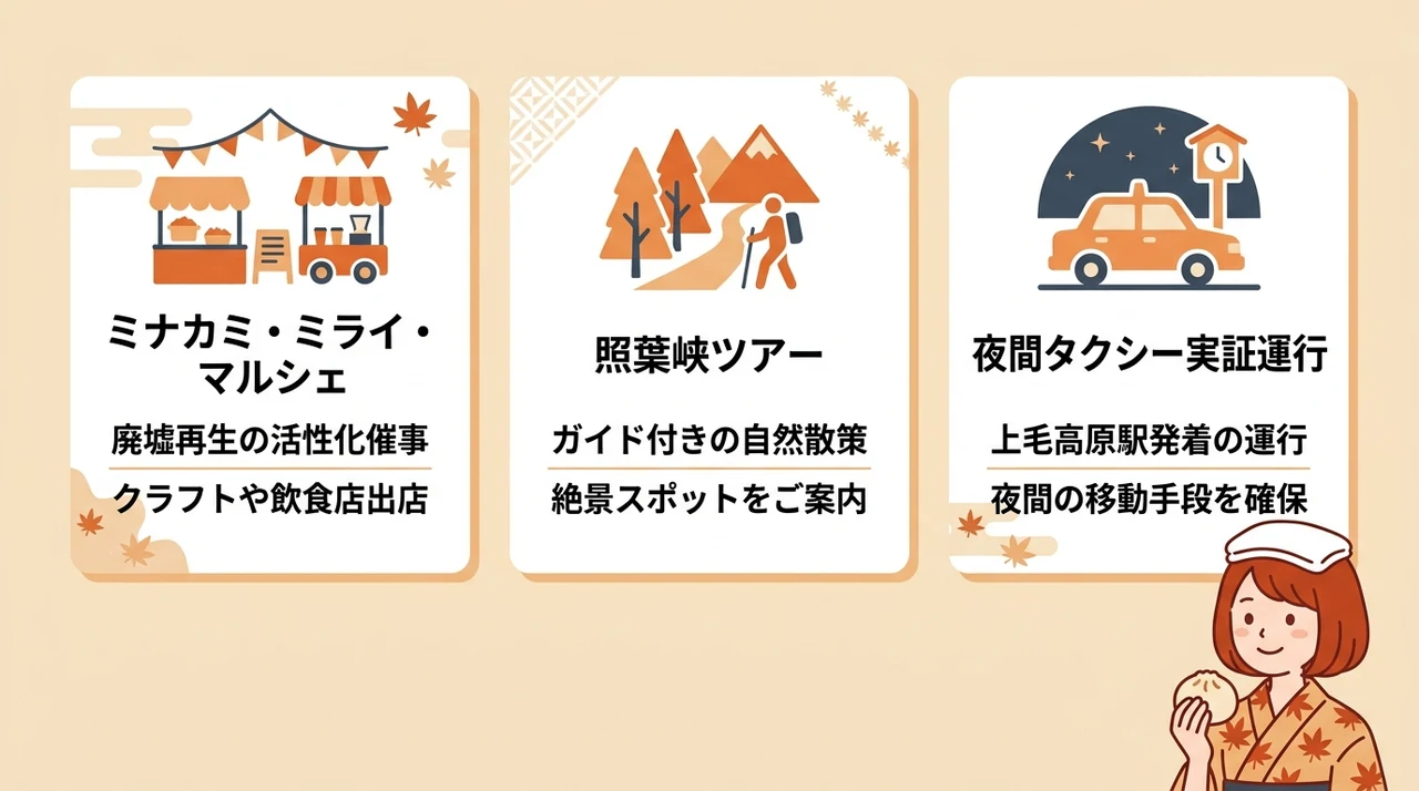 みなかみ温泉の紅葉と楽しむ秋のイベント