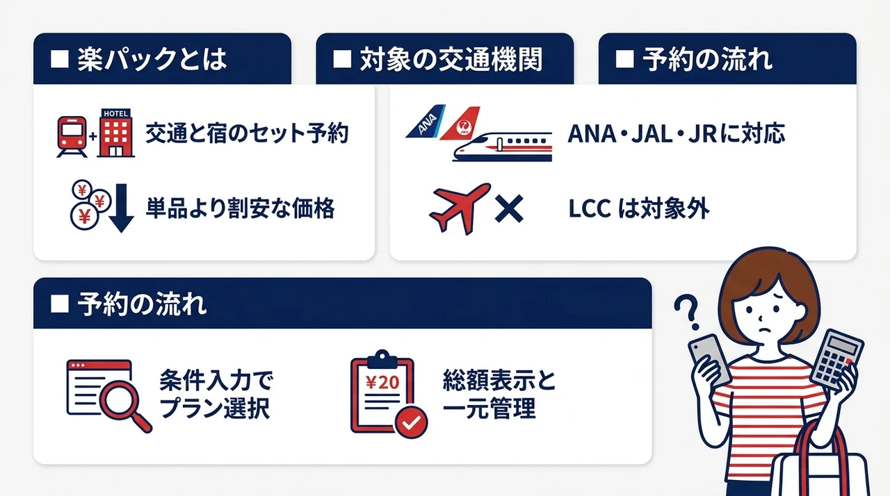 楽パックの基本情報と仕組みをわかりやすく解説
