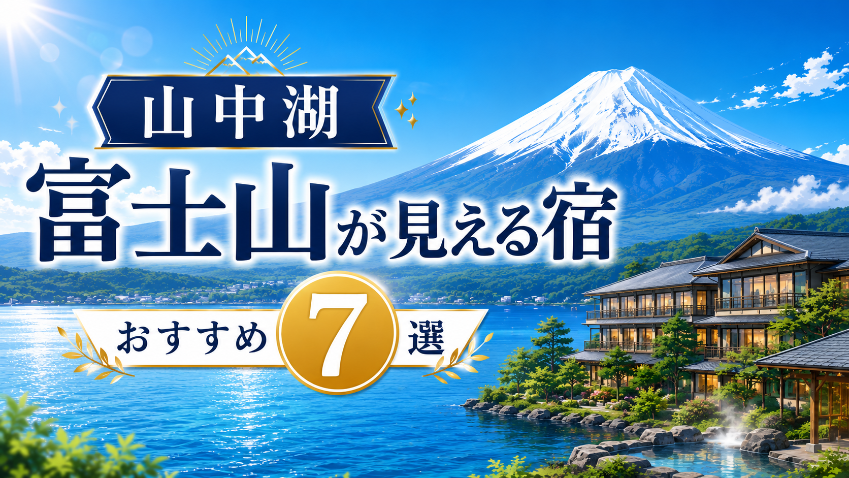 山中湖で富士山が見えるおすすめ宿7選