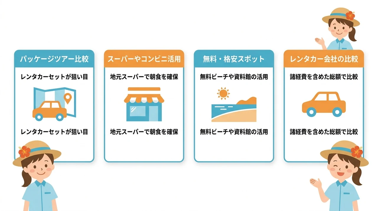 沖縄家族旅行を安く抑える費用節約術