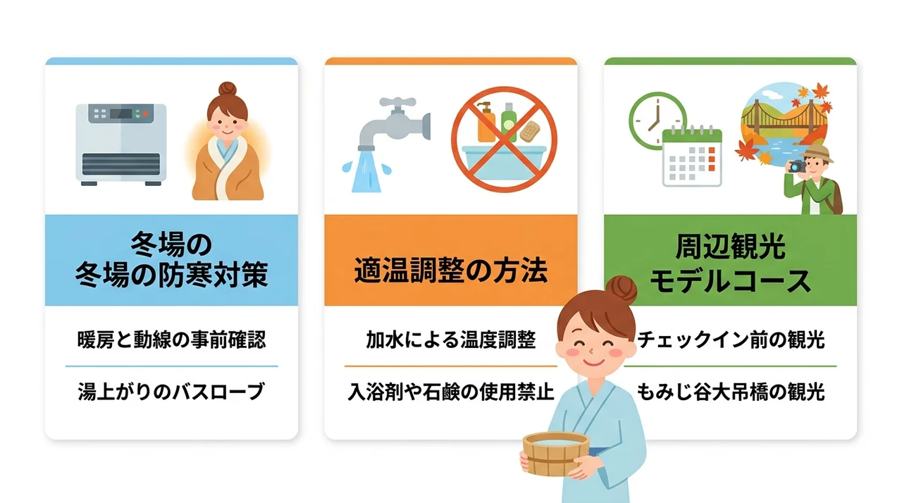客室露天風呂を楽しむための実用ガイド